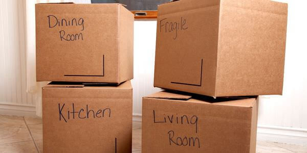 Beschriftete Umzugskartons für Küche und Esszimmer – Umzugskartons in Rotenburg